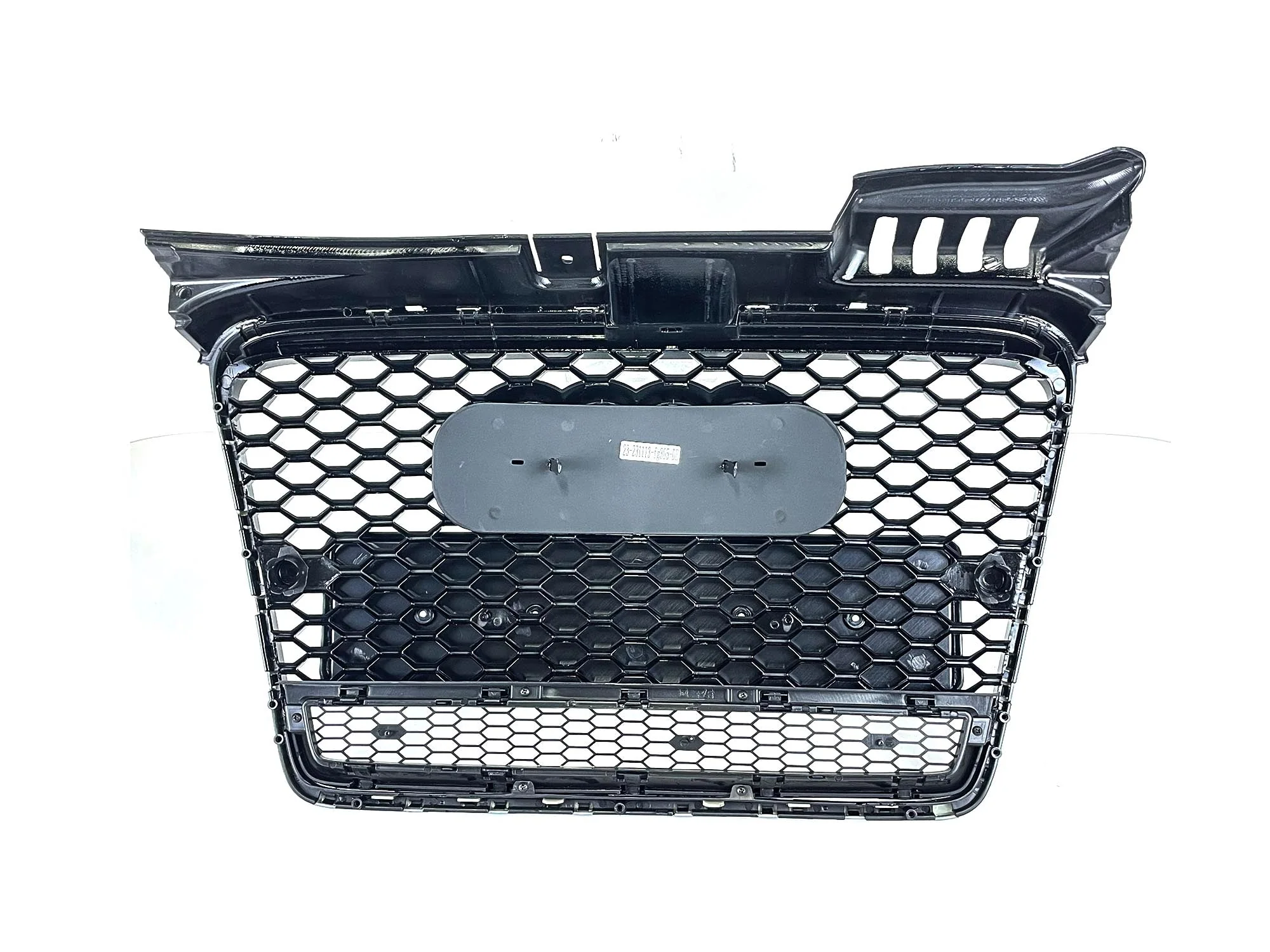 Gloss Black Honeycomb Front Grille For Audi A4 B7 Non-S-Line 2005–2008 - Image 12