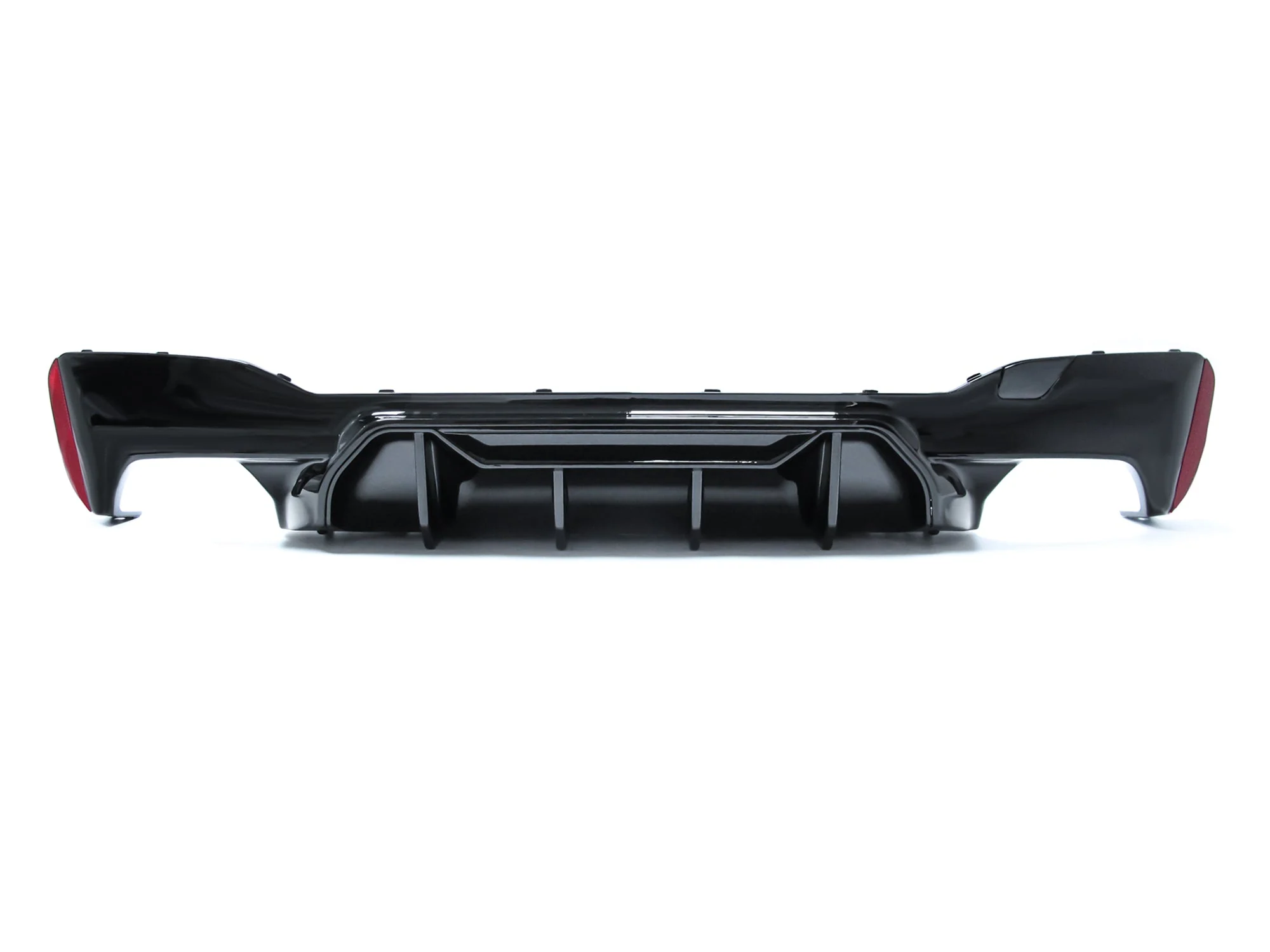 M Competition Style Gloss Black Rear Bumper Diffuser For BMW G30 5 Series M-Sport 2017-2023 - Image 5