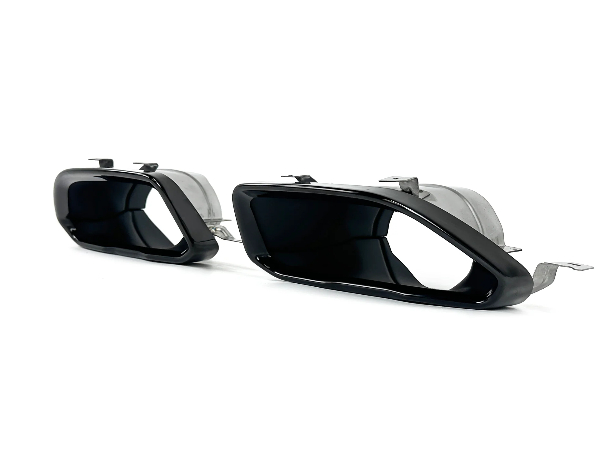 Gloss Black Rear Diffuser w/ Exhaust Tips For BMW G22 G23 430i M440i M Sport 2021-2026 - Image 9