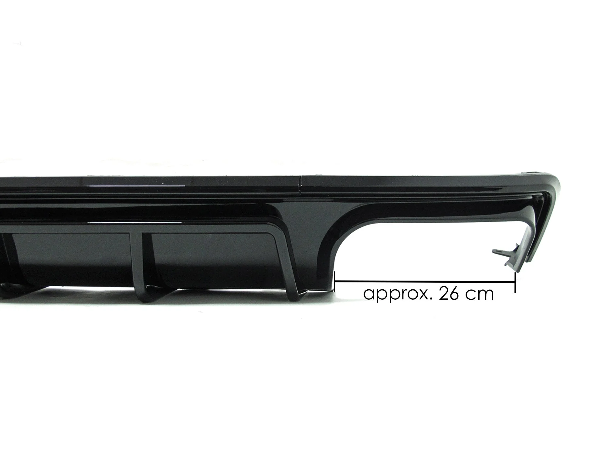 S6 Style Rear Diffuser w/ Black Exhaust Tips for 2019-2025 Audi A6 C8 S-line S6 - Image 19