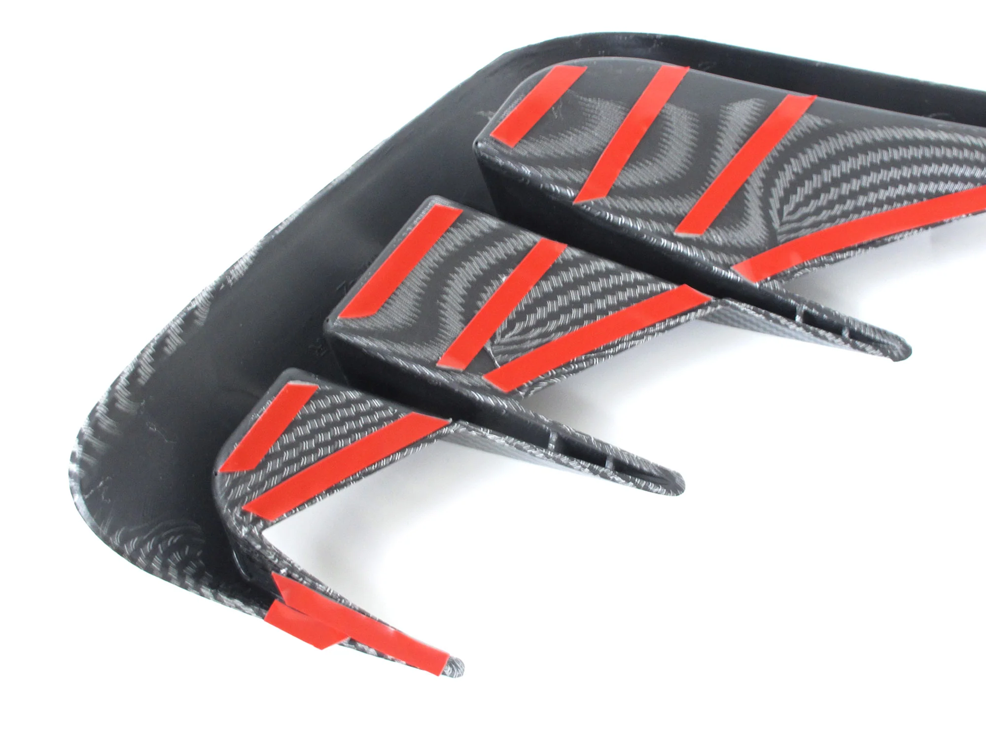 Gloss Black Rear Bumper Side Vent Splitter for BMW 3-Series G20 m340i 330i M-Sport 2019-2022 - Image 22