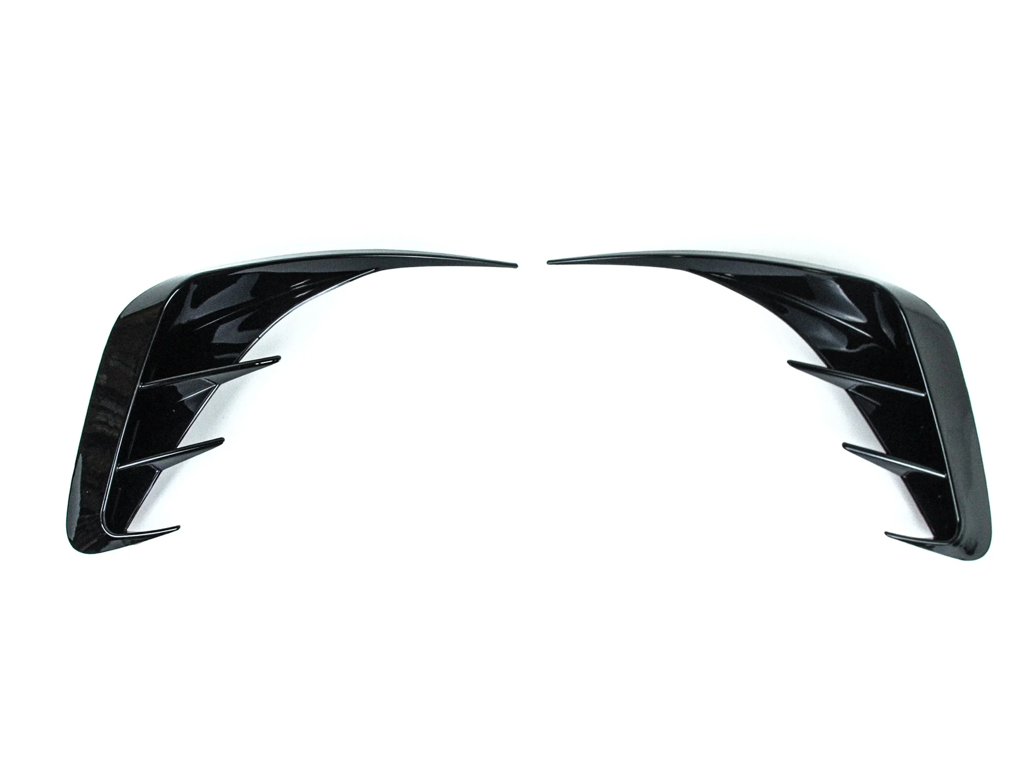 Gloss Black Rear Bumper Side Vent Splitter for BMW 3-Series G20 m340i 330i M-Sport 2019-2022 - Image 5