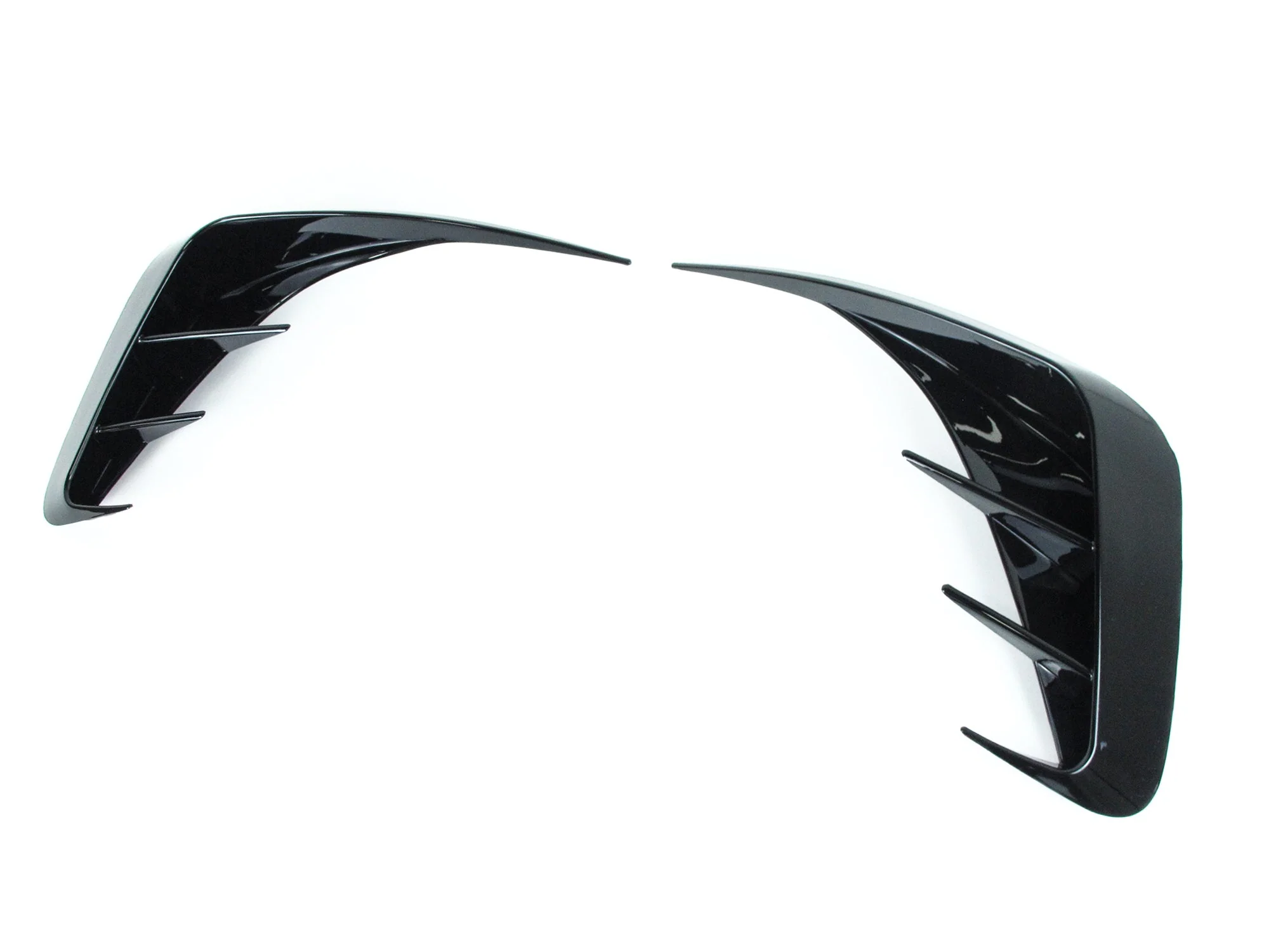 Gloss Black Rear Bumper Side Vent Splitter for BMW 3-Series G20 m340i 330i M-Sport 2019-2022 - Image 6