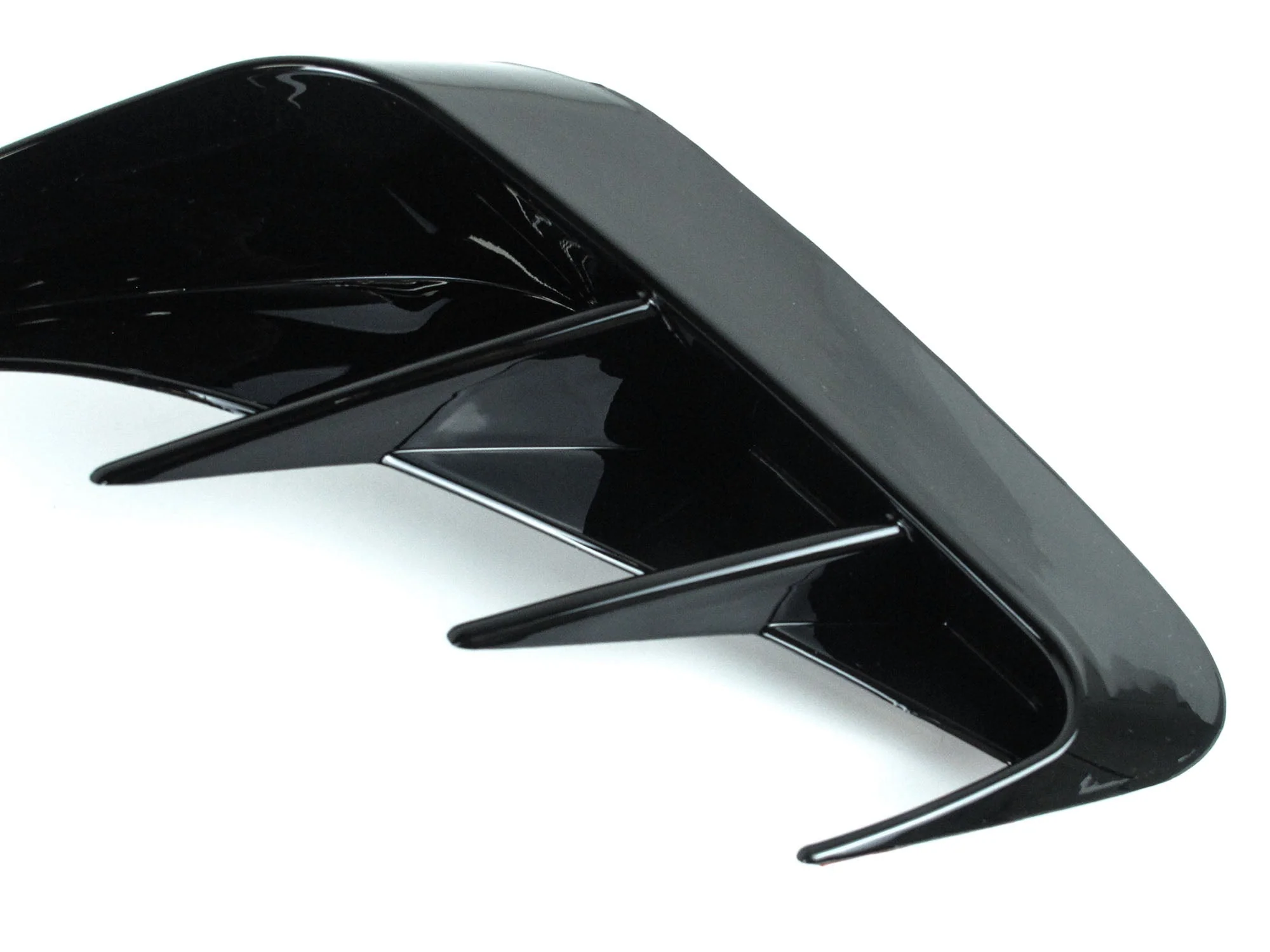 Gloss Black Rear Bumper Side Vent Splitter for BMW 3-Series G20 m340i 330i M-Sport 2019-2022 - Image 8
