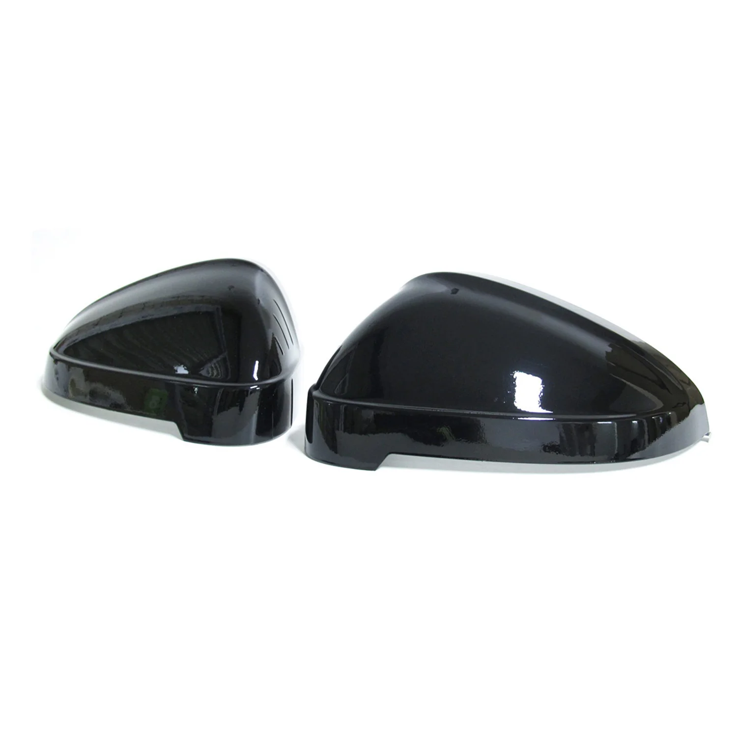 Gloss Black Side Mirror Cover Caps Replacement Fit Audi A4 A5 S4 S5 RS5 B9 2017-2025 Without Assist - Image 5