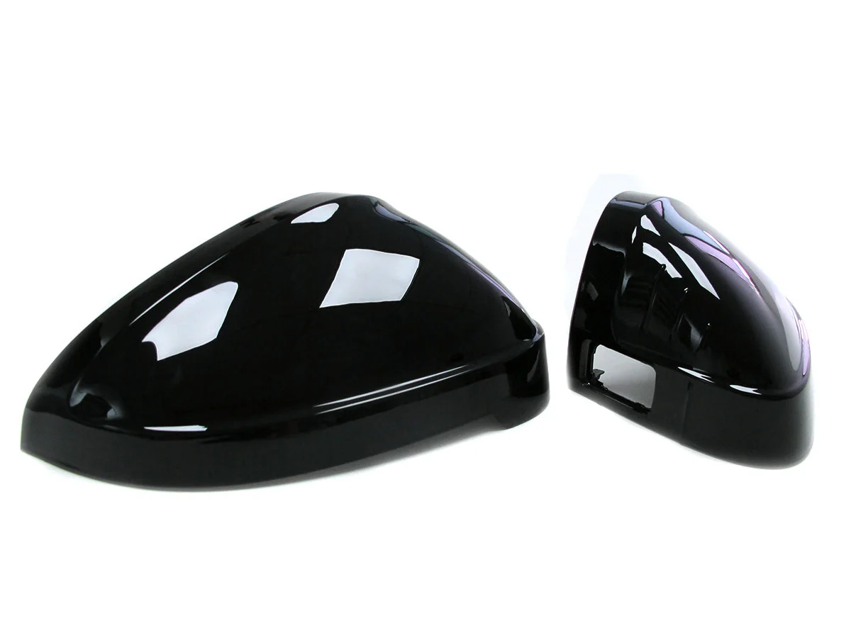 With Assist For 2017-2025 Audi A4 A5 S4 S5 RS5 B9 Side Mirror Cover Caps Gloss Black Replacement - Image 6