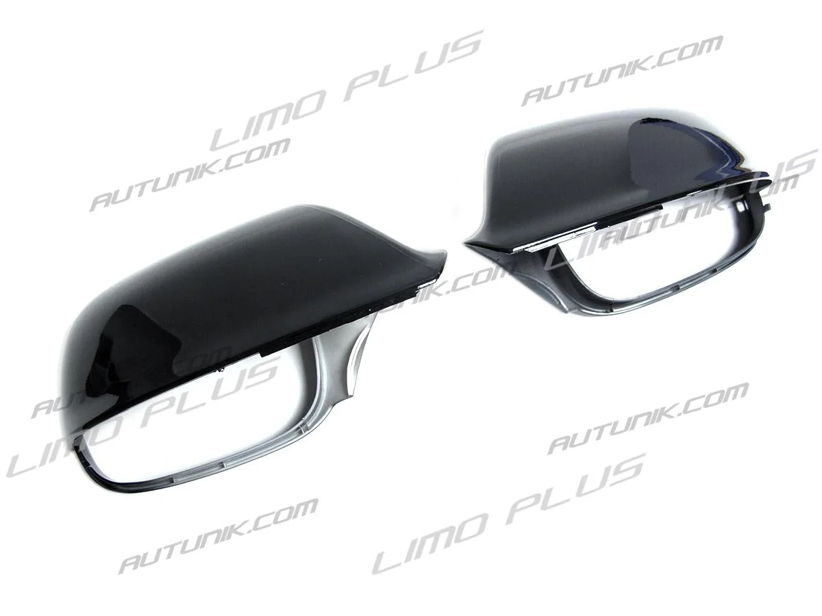 Gloss Black Side Mirror Cover Caps For AUDI Q5 SQ5 Q7 SQ7 2009-2017 No Lane Assist - Image 6
