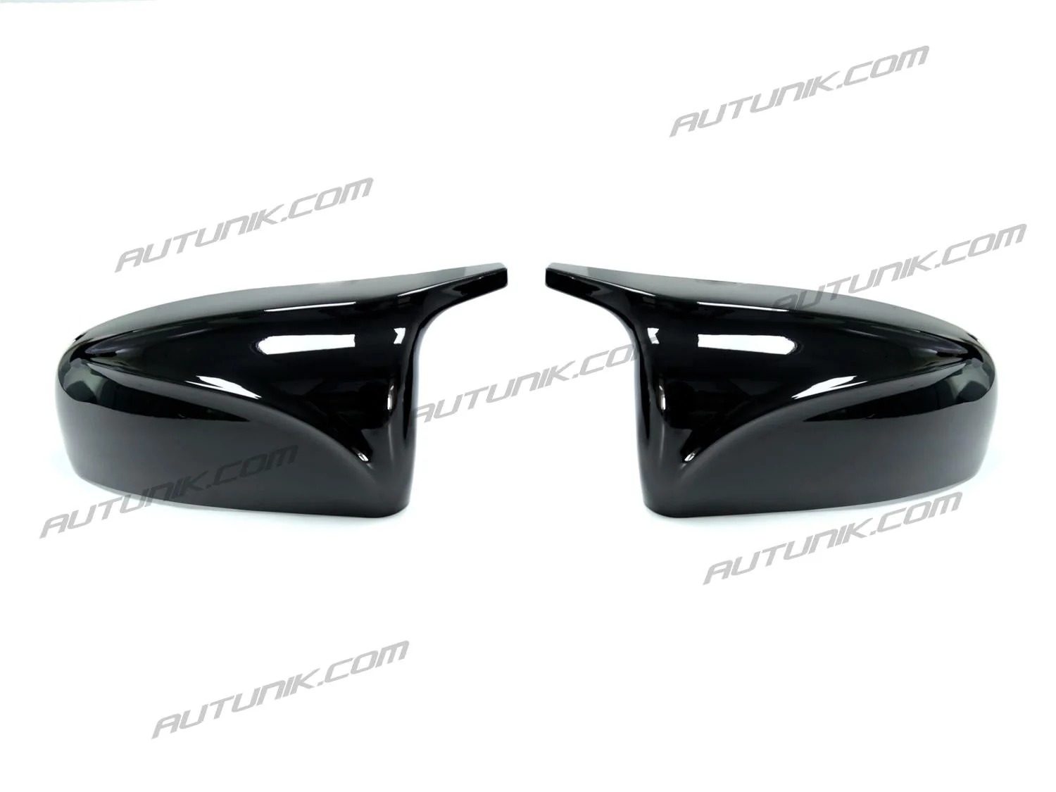 Gloss Black M Style Side Mirror Cover Cap Pair For BMW X5 E70 X6 E71 2007-2013 - Image 4