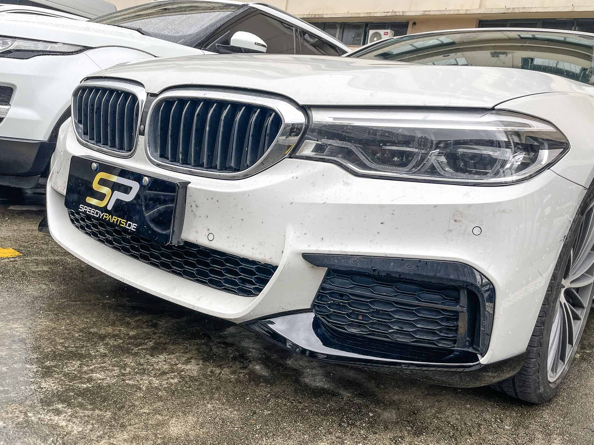 Gloss Black Front Bumper Splitter for BMW G30 M-Sport 2017-2020 - Image 4