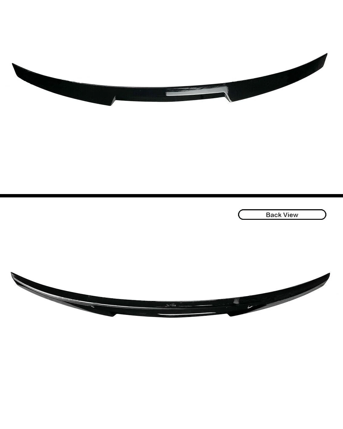 Glossy Black Rear Trunk Spoiler Wing For Audi A4 B8 Sedan 2009-2012 - Image 3