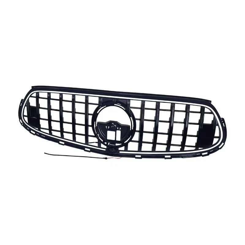 Glossy Black W/LED GT Style Front Bumper Luminous Grille For Mercedes Benz GLC X254 2023-2026 - Image 3