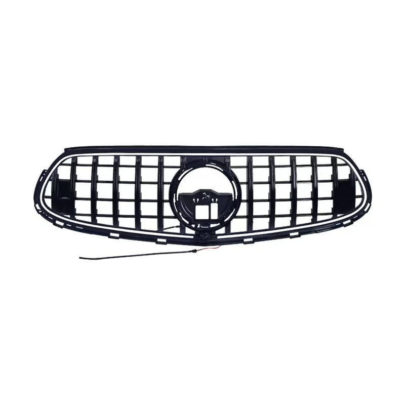 Glossy Black W/LED GT Style Front Bumper Luminous Grille For Mercedes Benz GLC X254 2023-2026 - Image 4