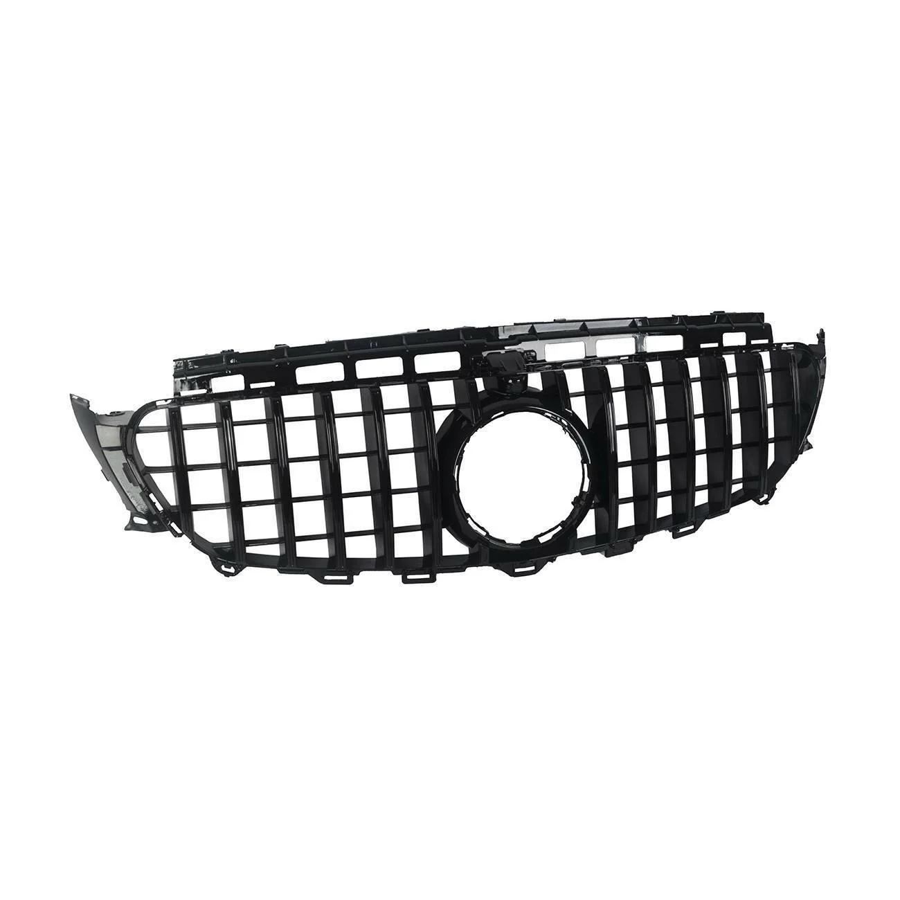 ALL Black GT-R Front Grill For 2017-2020 Mercedes E-Class W213 - Image 4