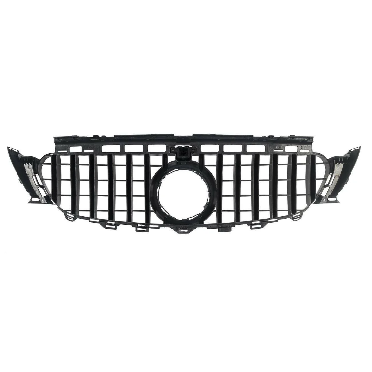 ALL Black GT-R Front Grill For 2017-2020 Mercedes E-Class W213 - Image 5