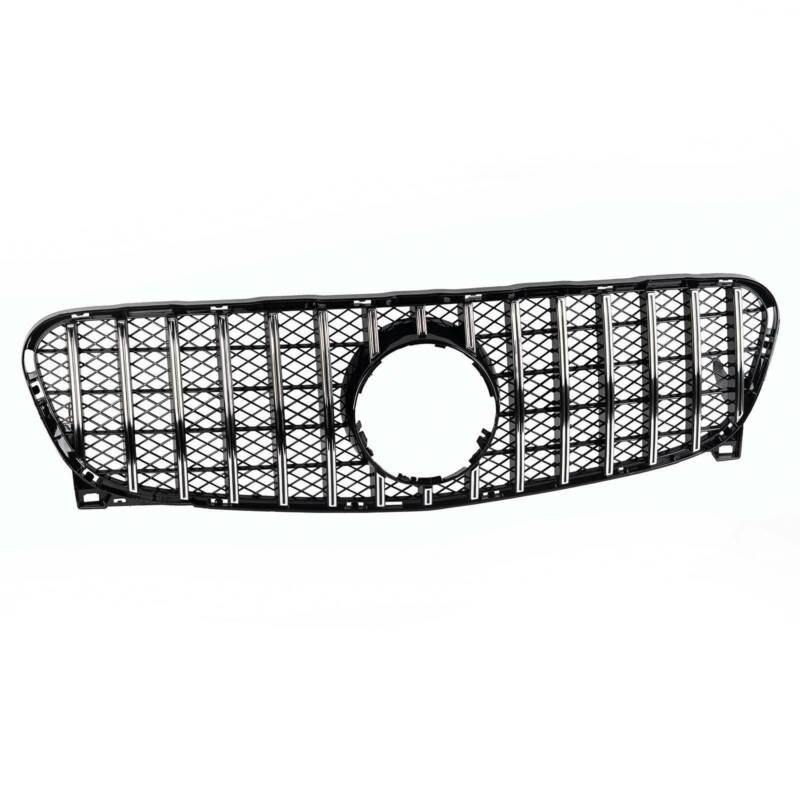 Chrome Front Mesh Grill For Mercedes X156 GLA GLA200 GLA250 GLA45 2014-2017 w/o Camera - Image 3