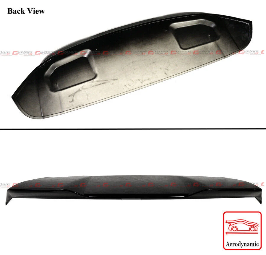Gloss Black Rear Trunk Spoiler Extension fit for 2014-2018 BMW F15 F85 X5 X5M - Image 2