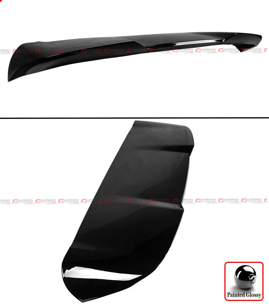 Gloss Black Rear Trunk Spoiler Extension fit for 2014-2018 BMW F15 F85 X5 X5M - Image 3