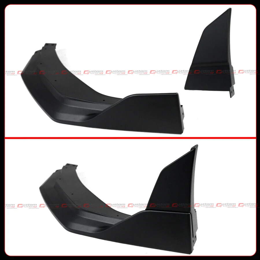 GT-V Style Winglet Front Bumper Lip Splitter For 2024-2025 Ford Mustang S650 AMPP - Image 8