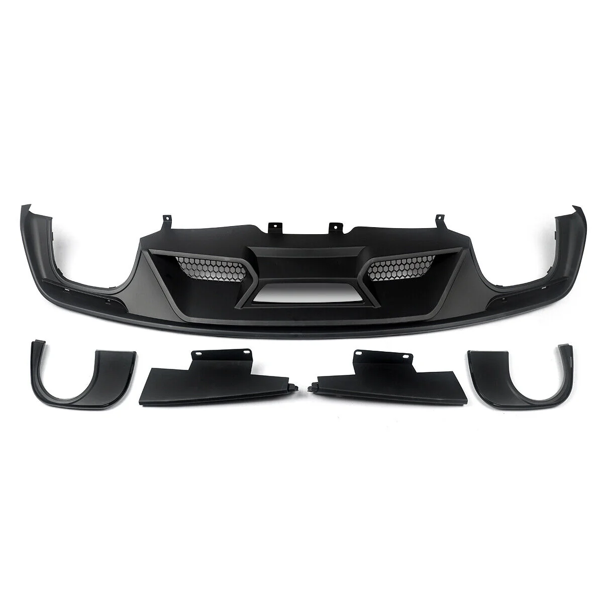 Rear Diffuser Matte Black for Ford Mustang 2015-2017 - Image 6