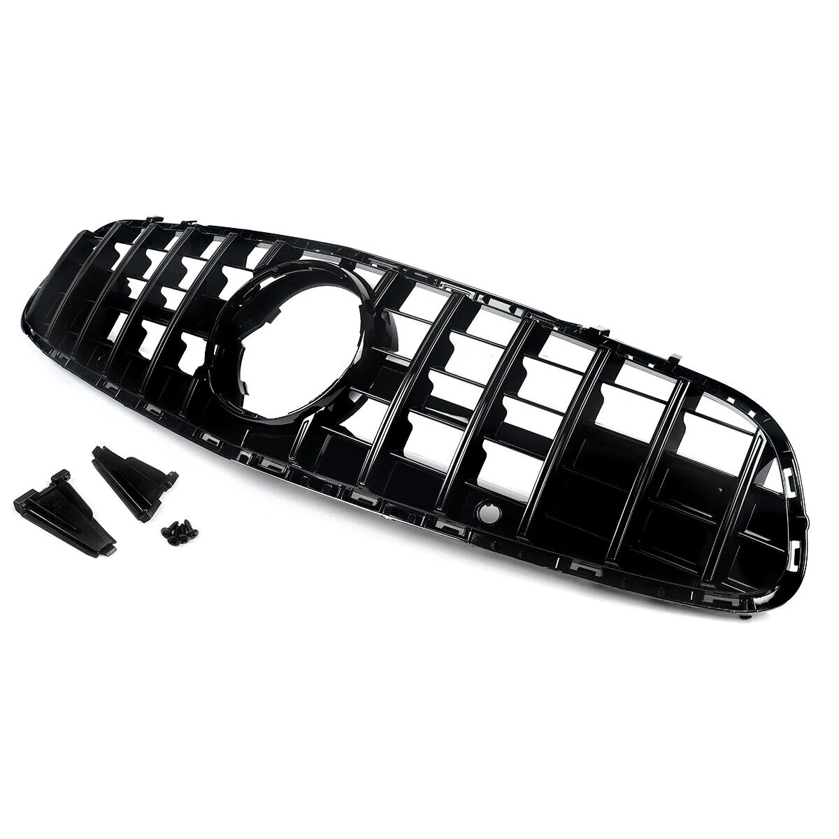 Front Bumper Grill Chrome / Black for Mercedes R231 SL SL450 SL500 SL550 2017-2020 w/o Camera - Image 10
