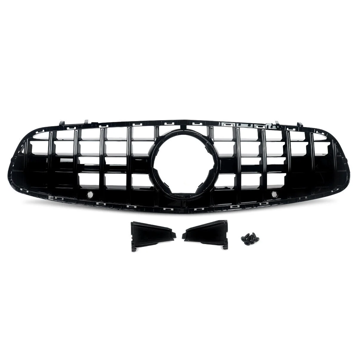 Front Bumper Grill Chrome / Black for Mercedes R231 SL SL450 SL500 SL550 2017-2020 w/o Camera - Image 11