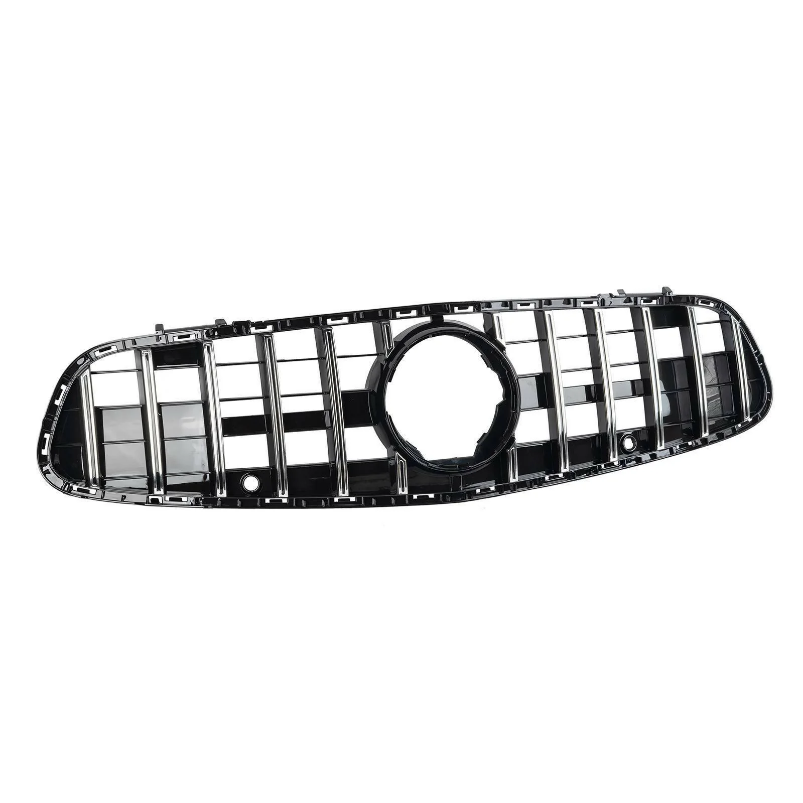 Front Bumper Grill Chrome / Black for Mercedes R231 SL SL450 SL500 SL550 2017-2020 w/o Camera - Image 2