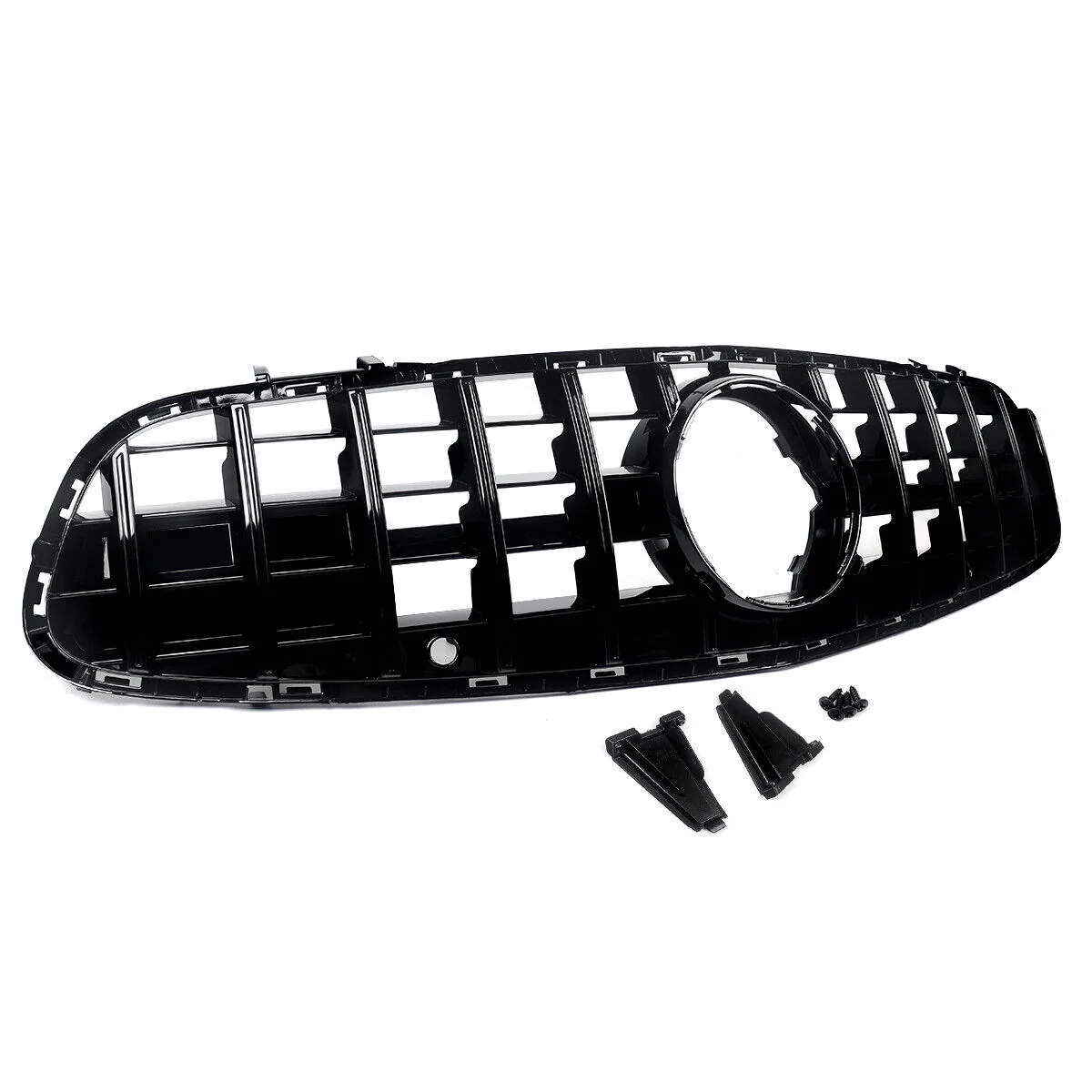 Front Bumper Grill Chrome / Black for Mercedes R231 SL SL450 SL500 SL550 2017-2020 w/o Camera - Image 9