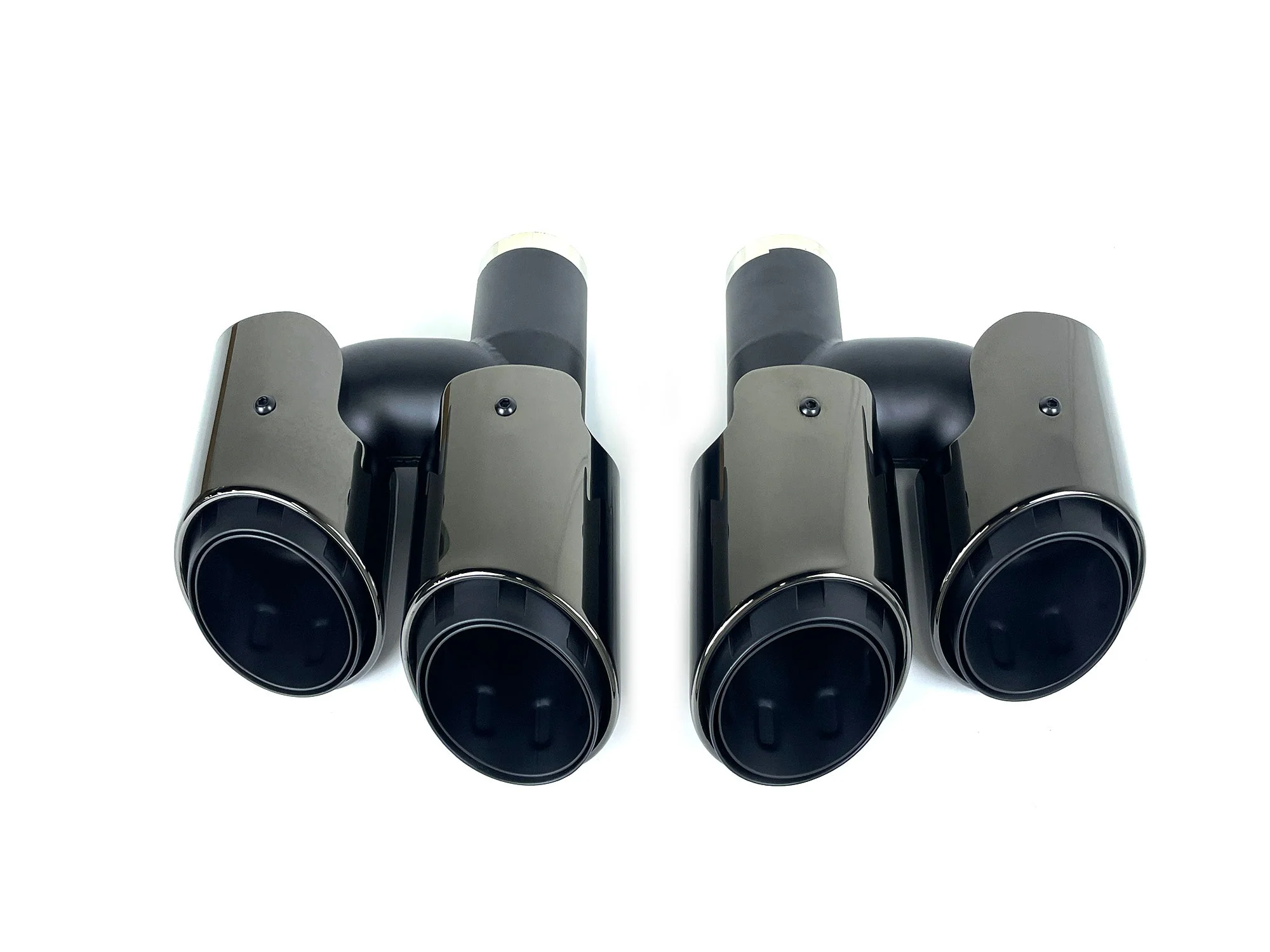 3-Layer Black Exhaust Tips Tail Pipes for Porsche 970 Panamera 2010-2013 - Image 11
