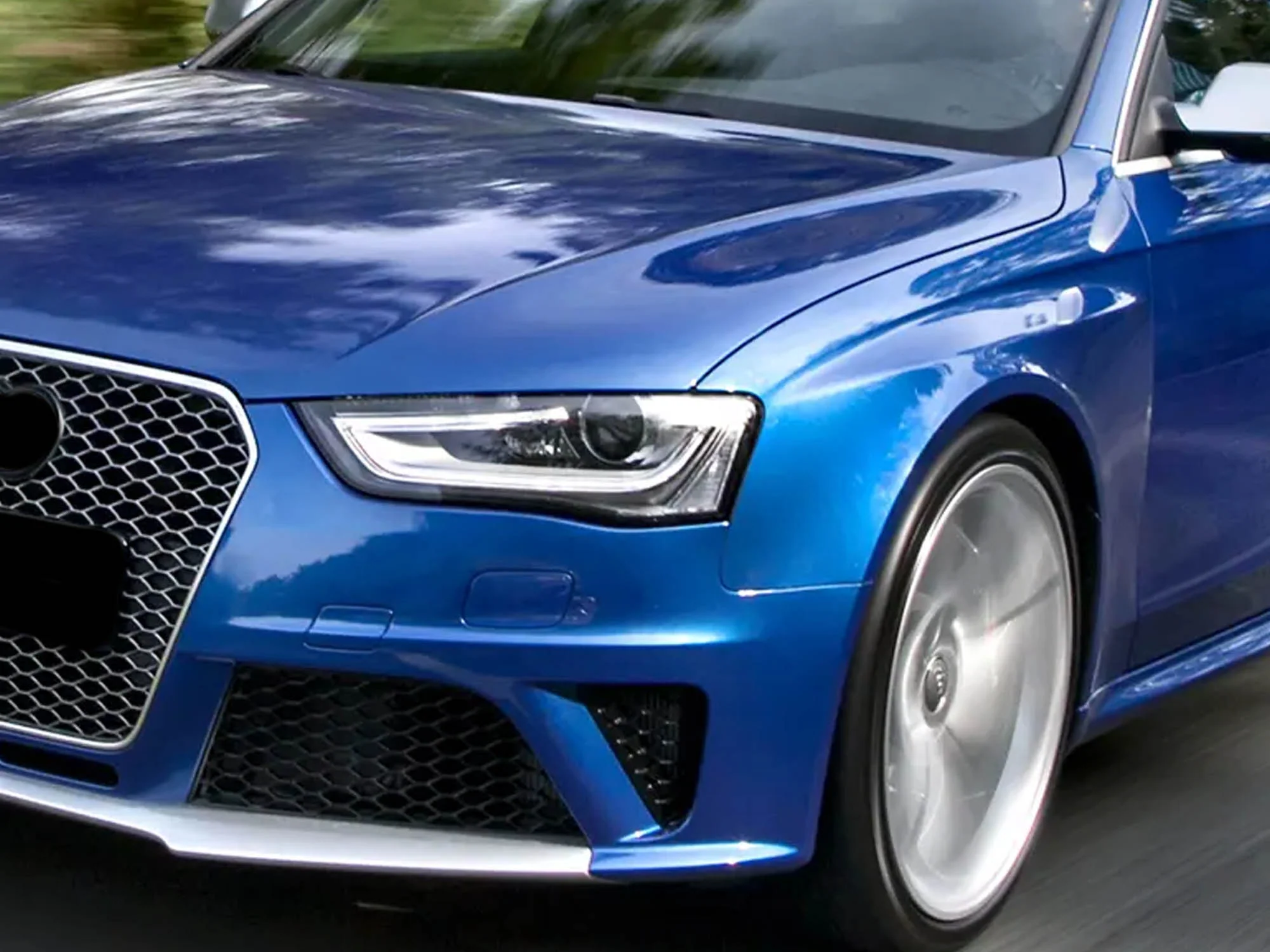 Headlight Lens Cover Kit Pair w/ Glue For Audi A4 A4 Allroad B8.5 2013-2016 - Image 3
