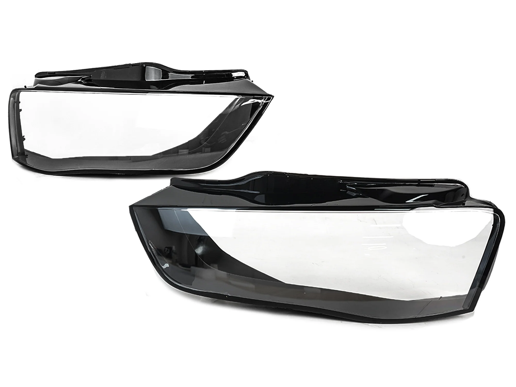 Headlight Lens Cover Kit Pair w/ Glue For Audi A4 A4 Allroad B8.5 2013-2016 - Image 4