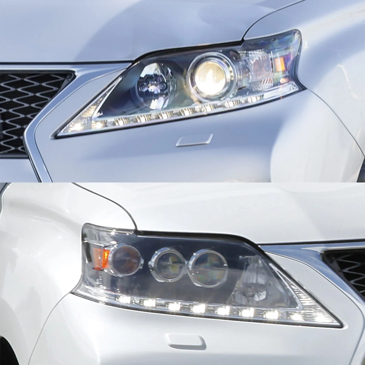 Headlight Lens Cover Right & Left Headlamp Cover For 2012-2015 Lexus RX270/350/450h - Image 2