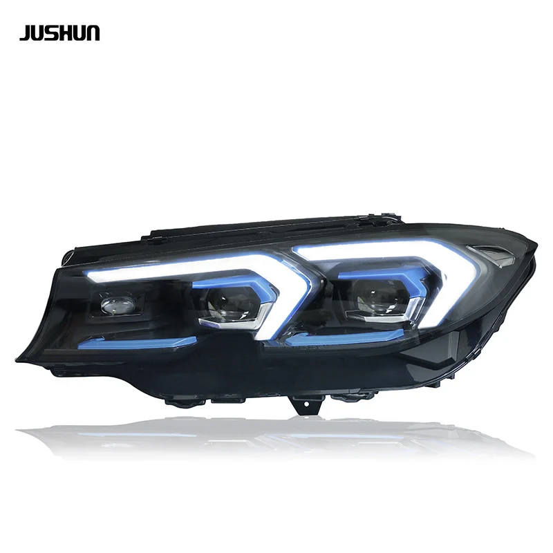 Headlights assembly Double Beam Lens Projector for BMW 3 Series G20 2019-2021 - Image 4
