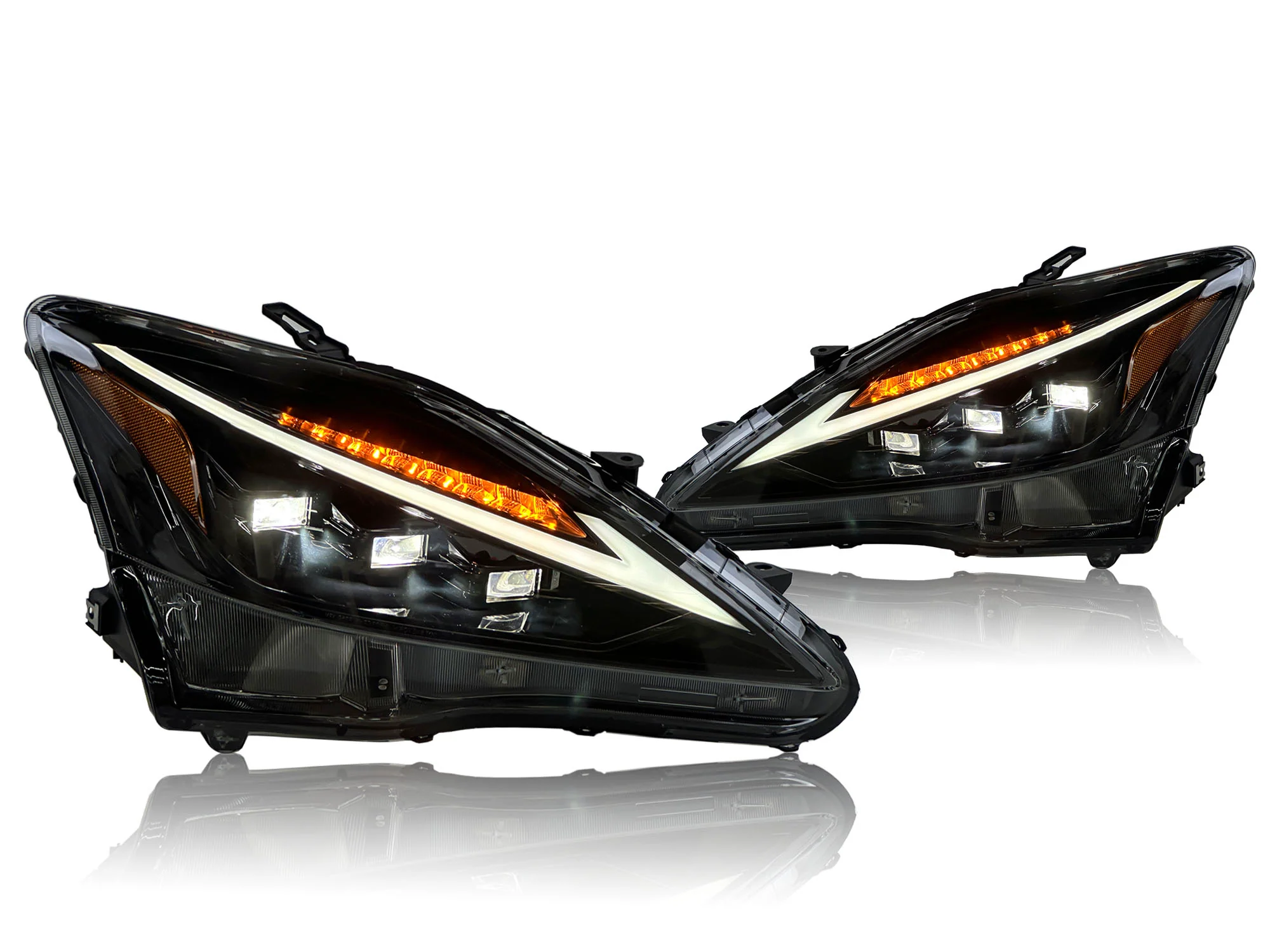 Headlights Assembly Projector LED DRL for Lexus IS250 IS350 2006-2013 - Image 4