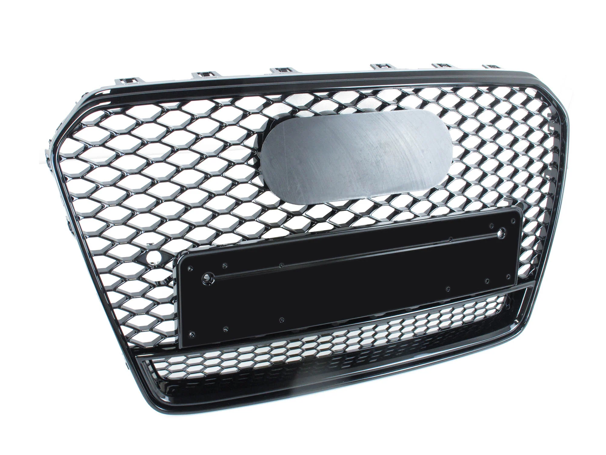 Honeycomb Gloss Black Front Grille for Audi A5 B8.5 S5 8T 2013-2016 fg283 - Image 5