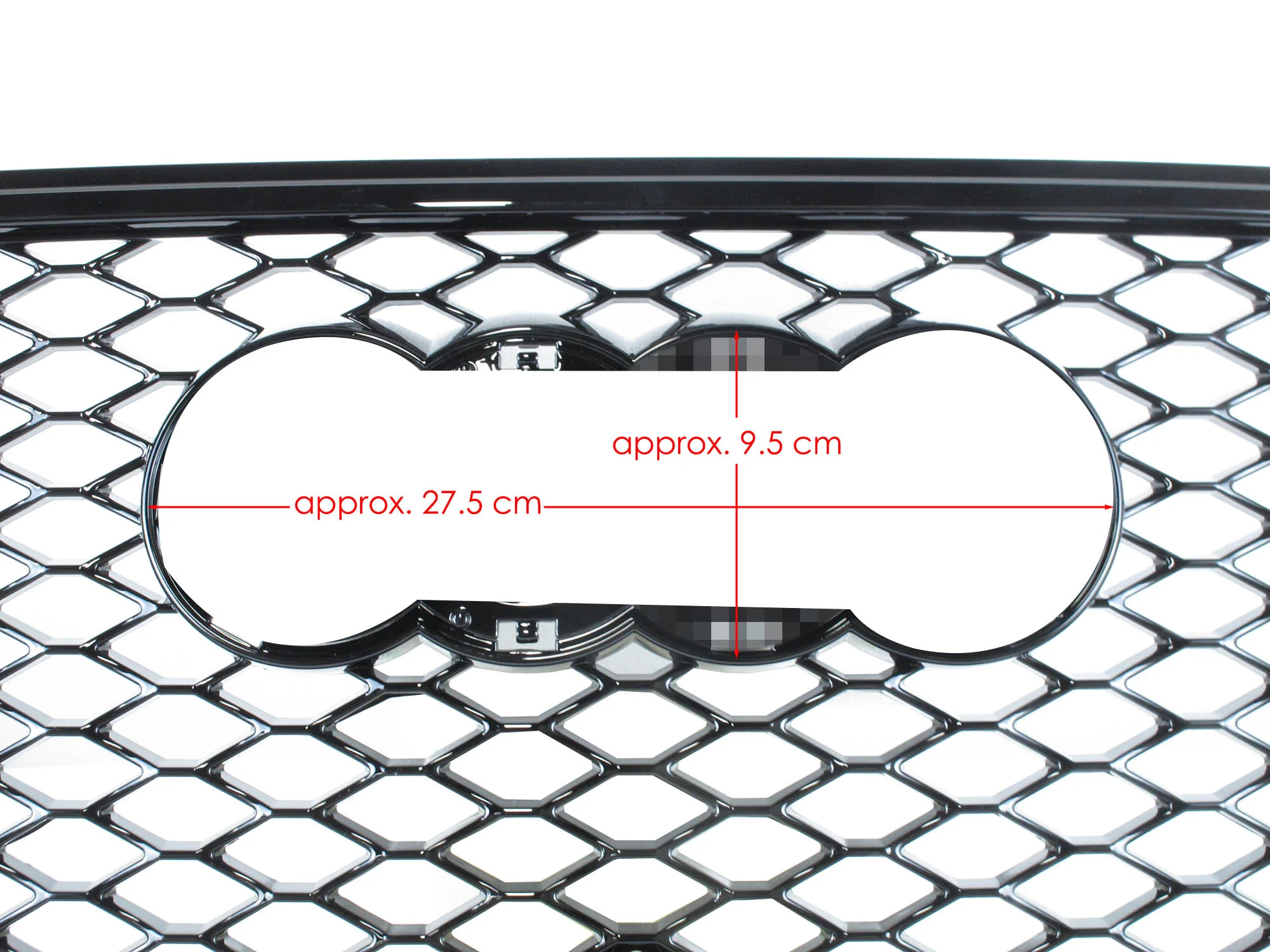 Honeycomb Gloss Black Front Grille for Audi A5 B8.5 S5 8T 2013-2016 fg283 - Image 9