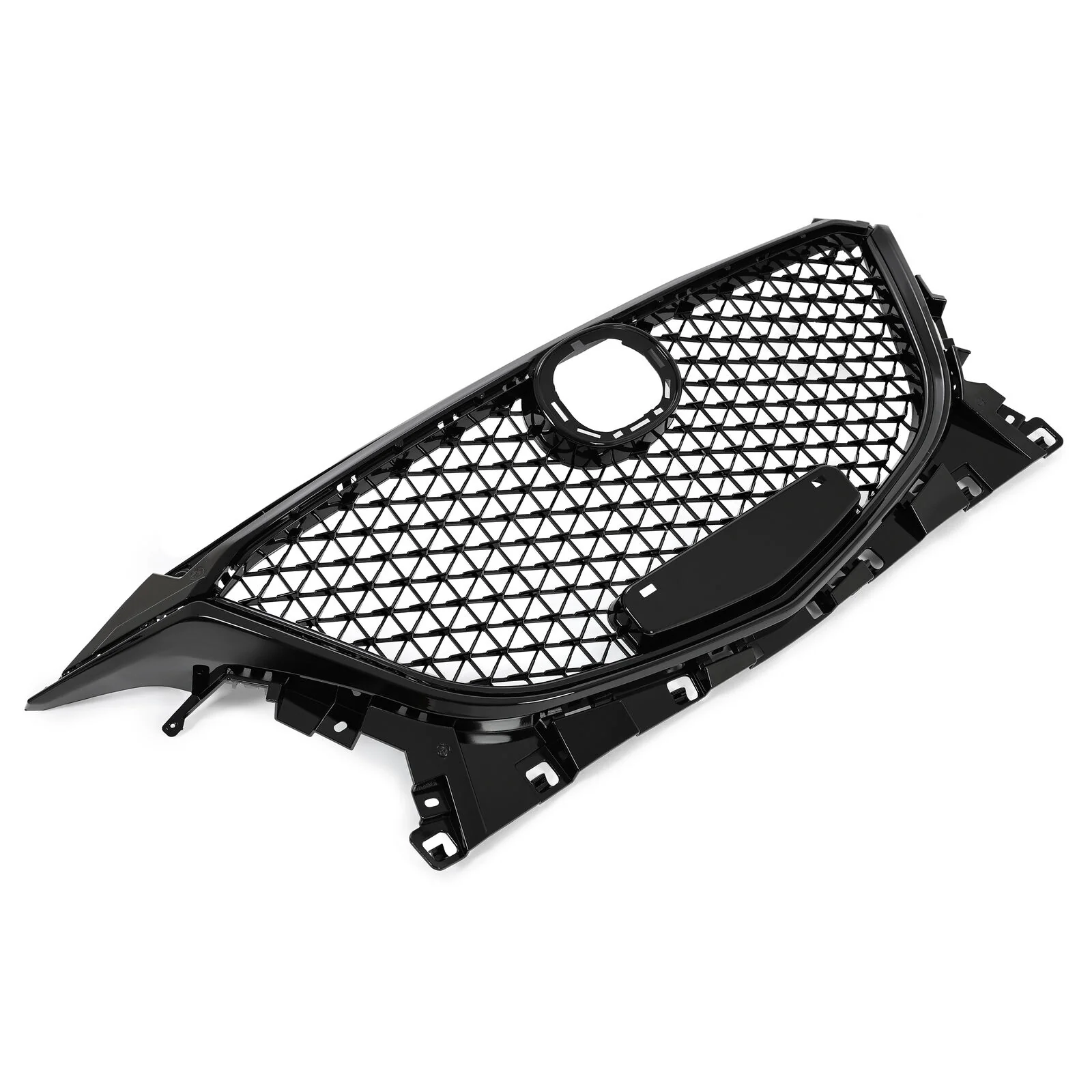 Honeycomb Black Front Grille For Mazda 3 Axela 2014-2016 Sedan & Hatchback - Image 5
