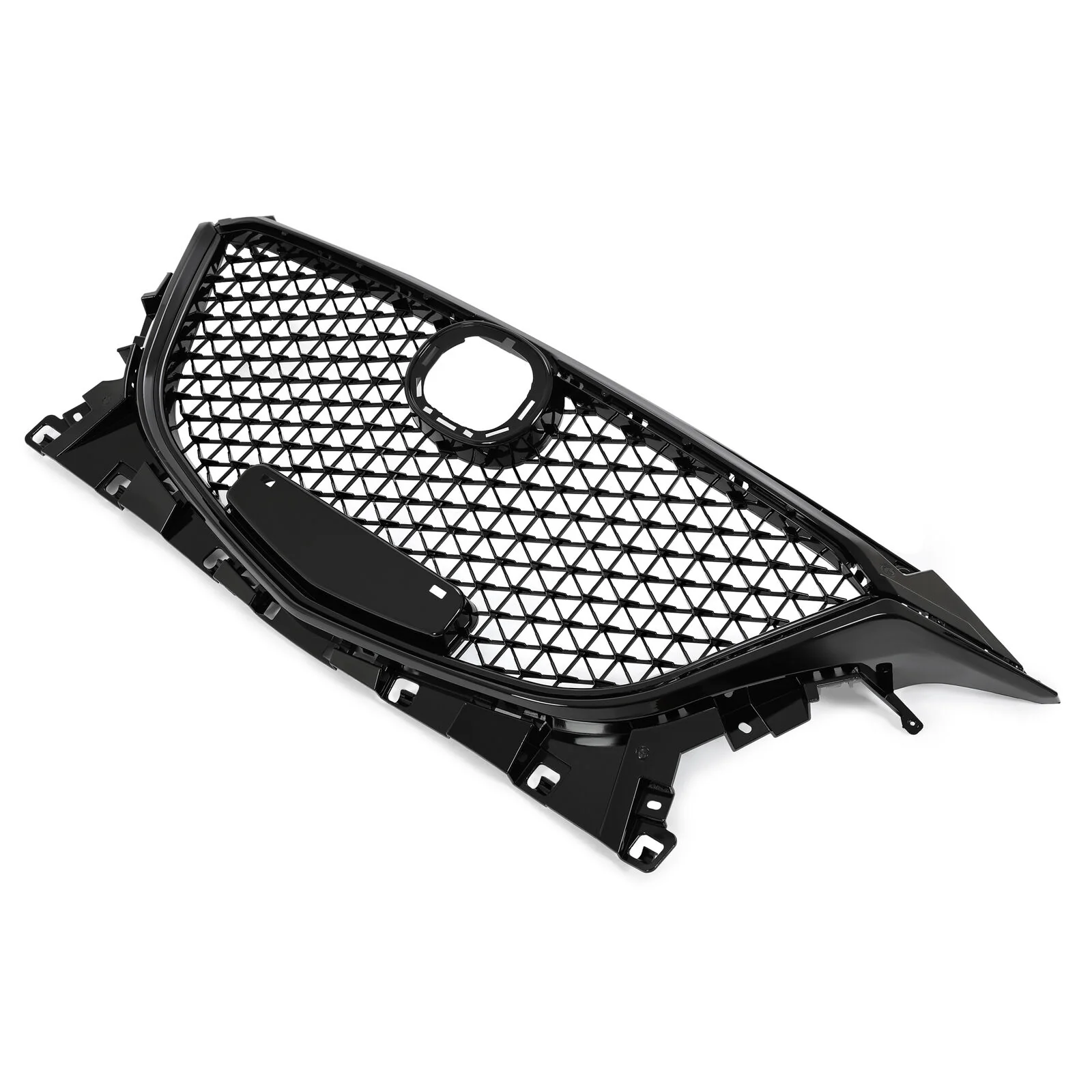 Honeycomb Black Front Grille For Mazda 3 Axela 2014-2016 Sedan & Hatchback - Image 6