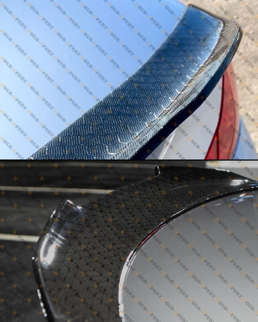 Honeycomb Carbon Fiber Duckbill Rear Trunk Spoiler For 2007-2015 Infiniti G35 G37 G25 Q40 Sedan Only - Image 5