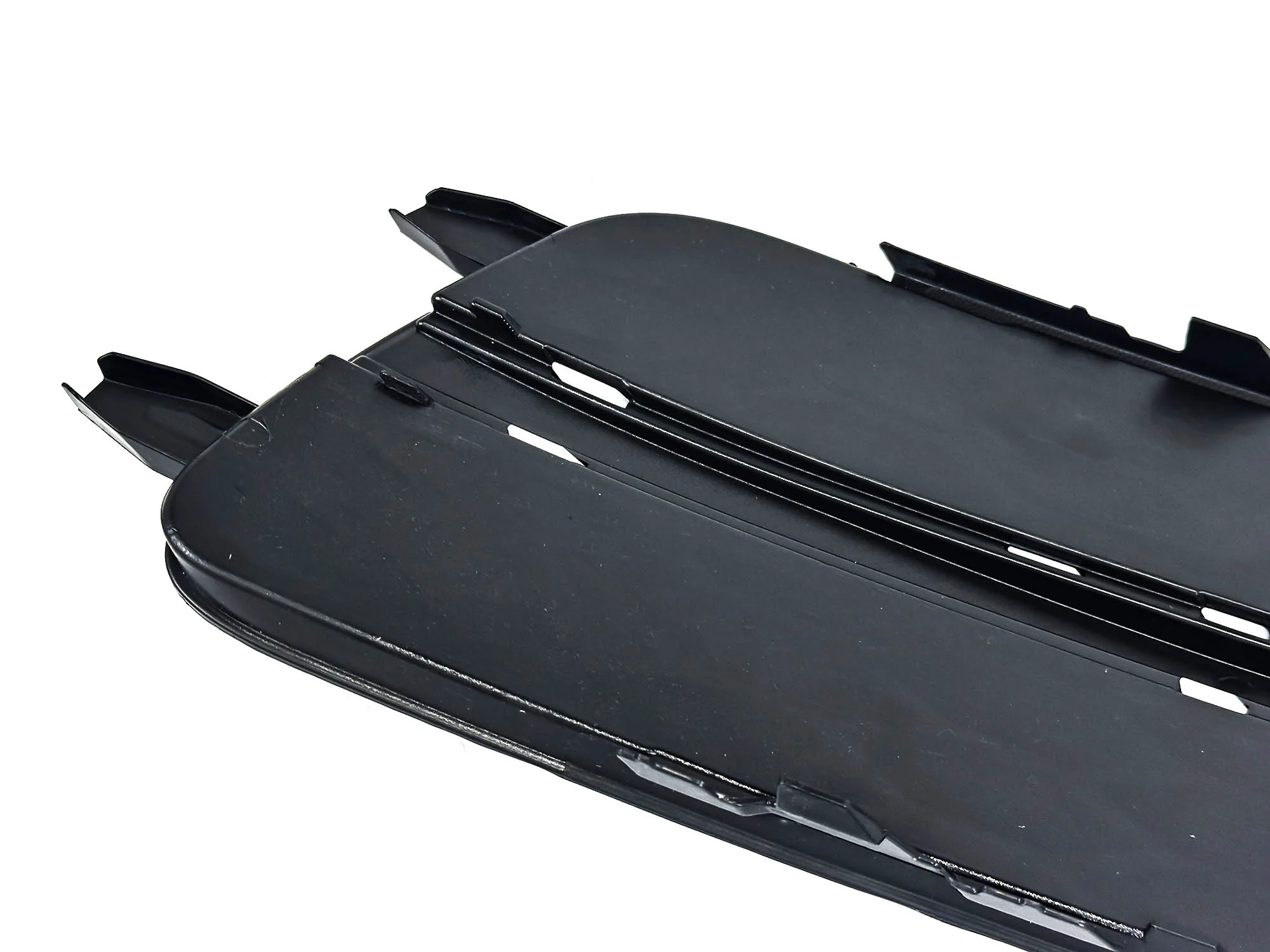 Pair For Audi A6 S-line S6 C7 2012-2015 Black Front Bumper Fog Light Lamp Cover Grille Grill - Image 12