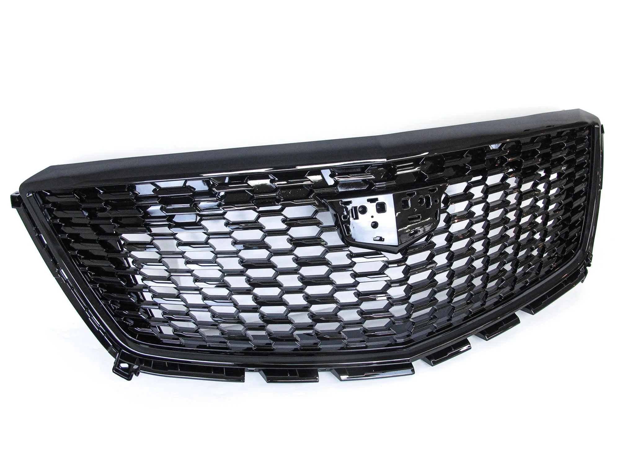 Black Diamond Front Upper Grill Replacement for Cadillac XT5 2020-2024 w/o Camera - Image 5