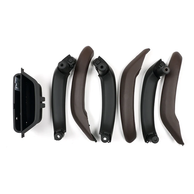 7pcs Interior Inner Door Handle Panel Cover Trim Leather For BMW X4 F26 X3 F25 2011-2017 - Image 13