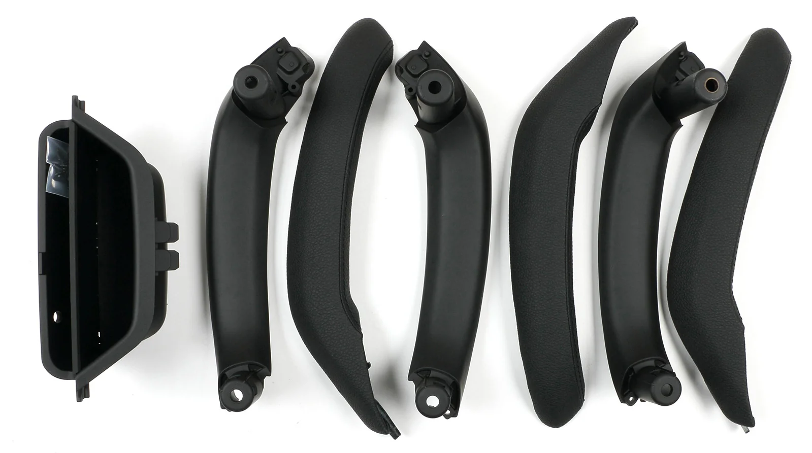 7pcs Interior Inner Door Handle Panel Cover Trim Leather For BMW X4 F26 X3 F25 2011-2017 - Image 2
