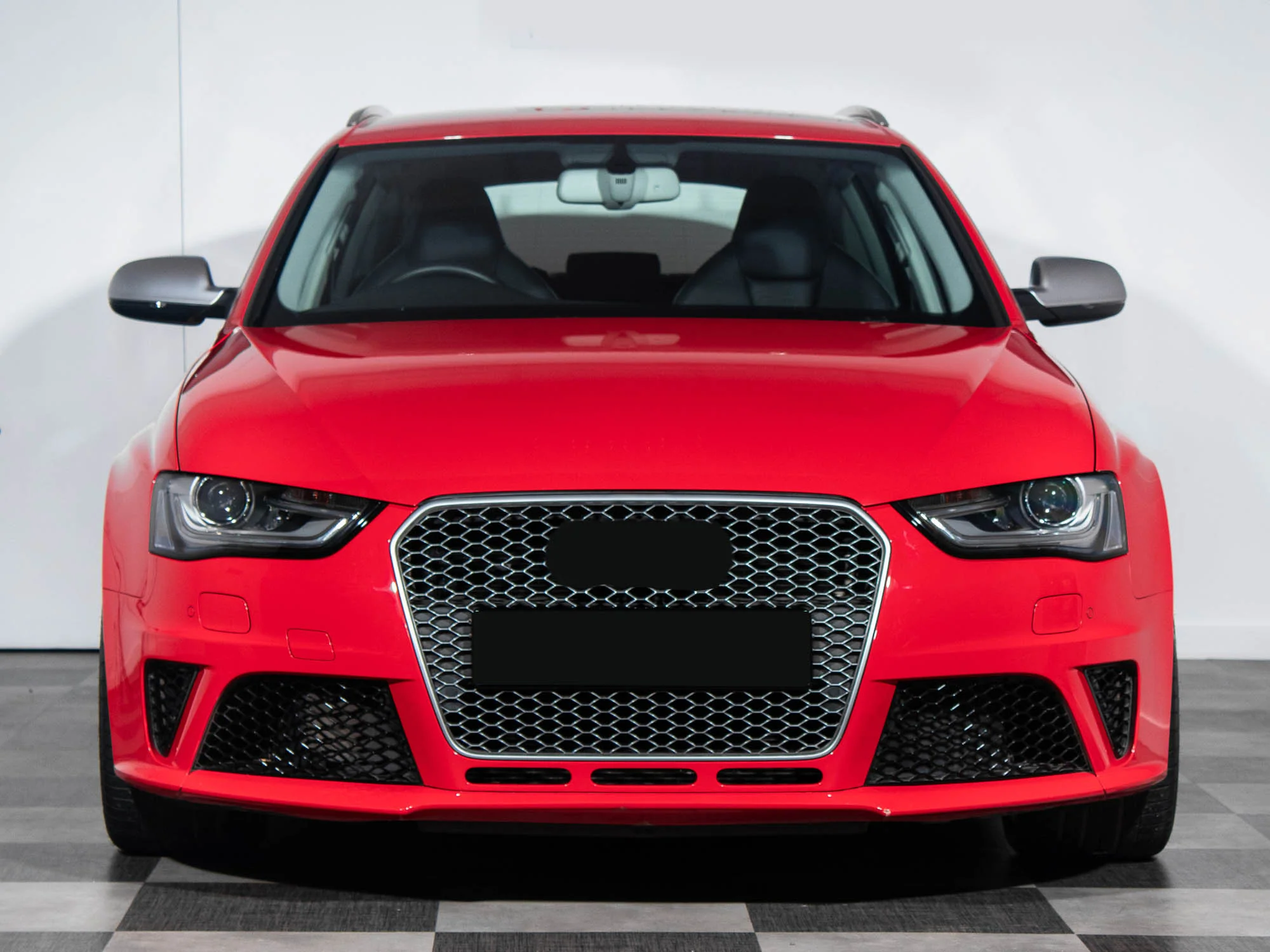 L+R Front Bumper Fog Light Cover Side Grille BezelFor Audi RS4 2013-2015 - Image 3