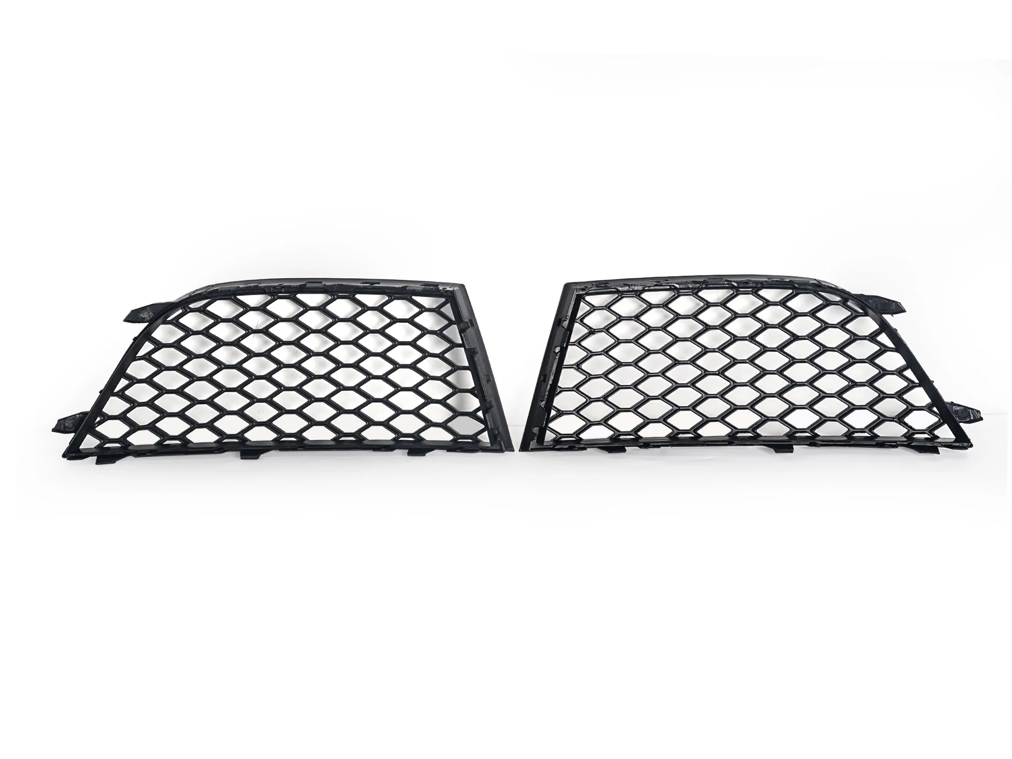 L+R Front Bumper Fog Light Cover Side Grille BezelFor Audi RS4 2013-2015 - Image 8