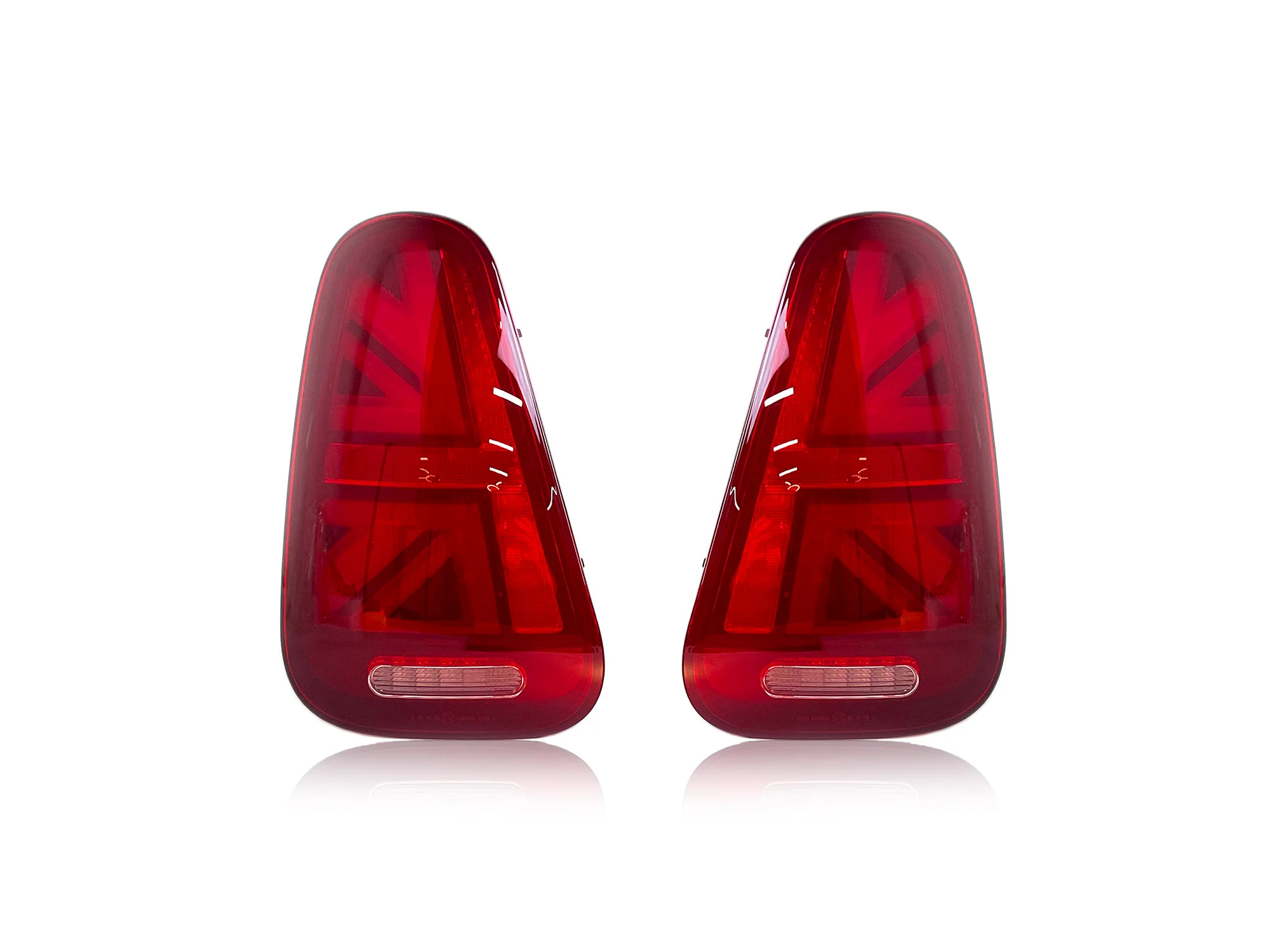 Pair Red LED Tail Lights w/ Start-Up For 2001–2007 Mini Cooper R50 R52 R53