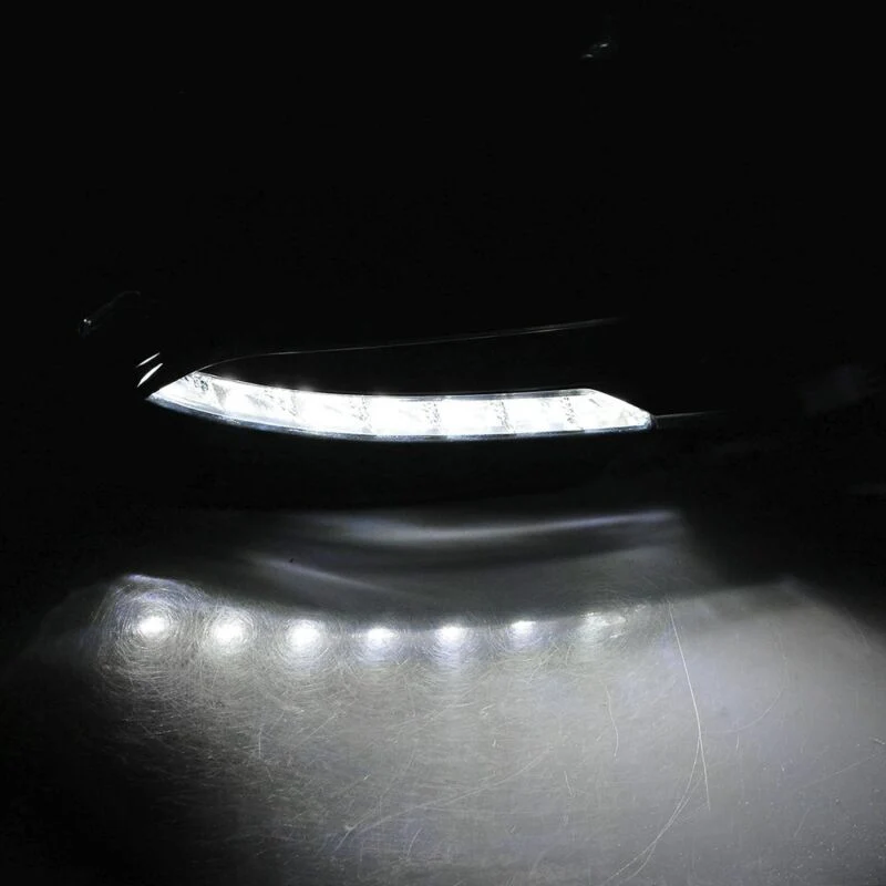 LED Daytime Running Light DRL Fog Lights For Mercedes W204 C300 C350 AMG Bumper 2008-2011 - Image 11