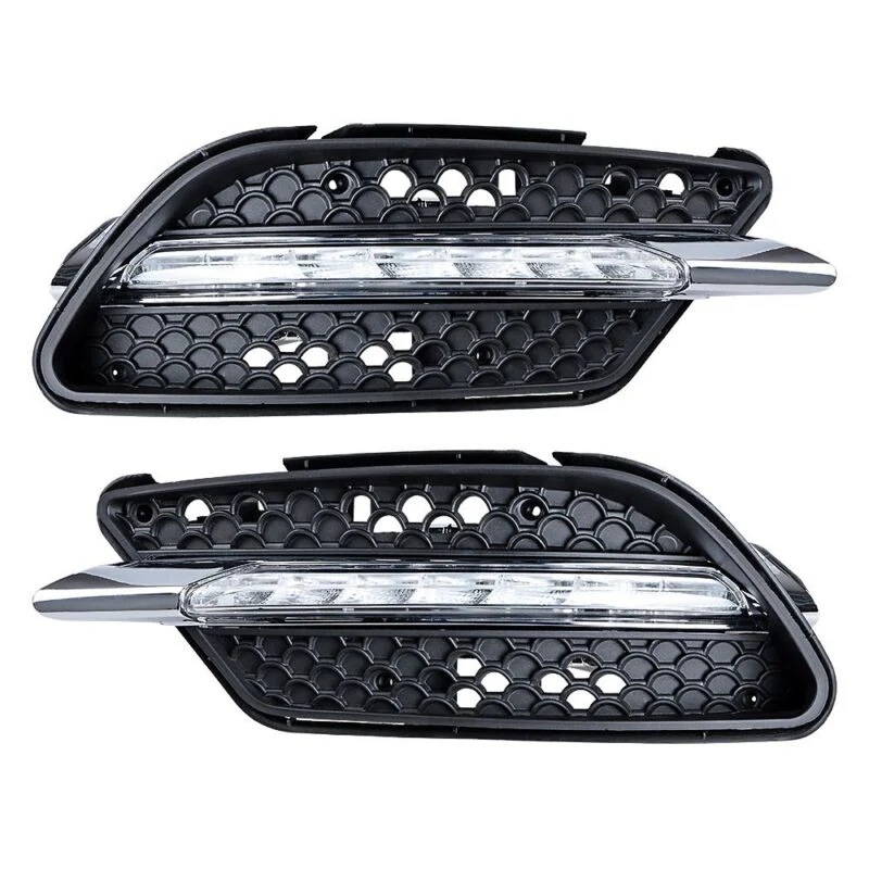 LED Daytime Running Light DRL Fog Lights For Mercedes W204 C300 C350 AMG Bumper 2008-2011 - Image 3
