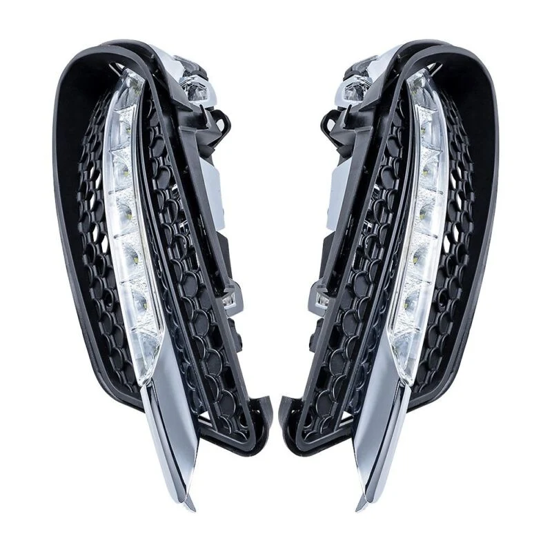 LED Daytime Running Light DRL Fog Lights For Mercedes W204 C300 C350 AMG Bumper 2008-2011 - Image 6