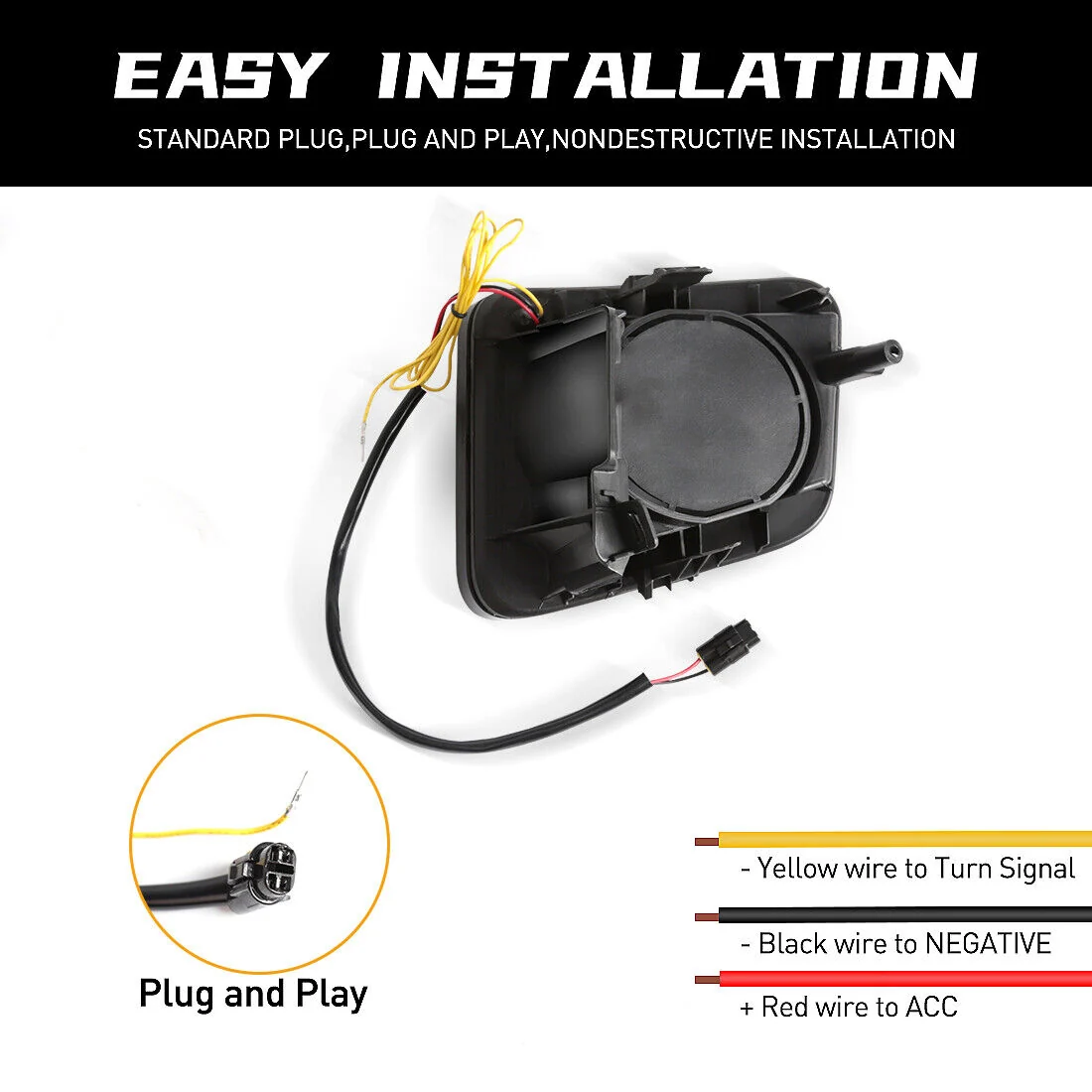 LED Daytime Running Light for 2014-2021 Toyota Tundra with Turn Signal Function - Image 3