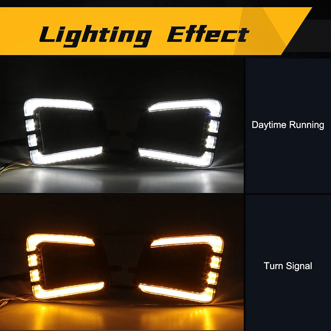 LED Daytime Running Light for 2014-2021 Toyota Tundra with Turn Signal Function - Image 5
